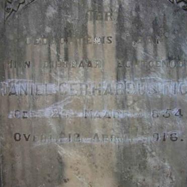 FICK Daniel Gerhardus 1854-1916