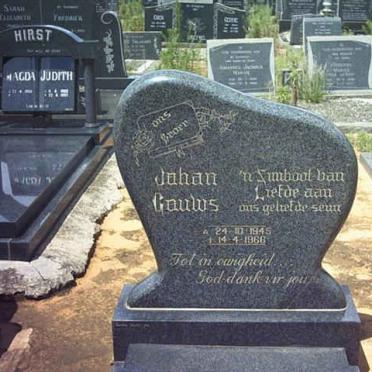 GOUWS Johan 1945-1966