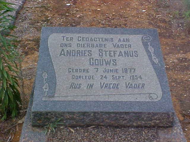 GOUWS Andries Stefanus 1877-1954