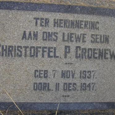 GROENEWALD Christoffel P. 1937-1947