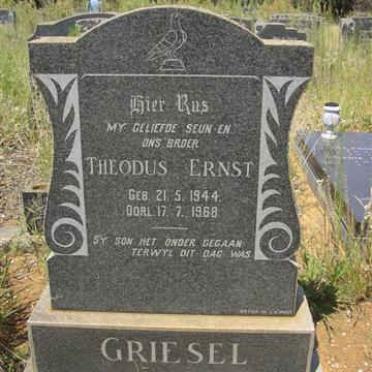 GRIESEL Theodus Ernst 1944-1968