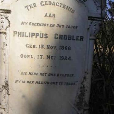 GROBLER Philippus 1868-1924