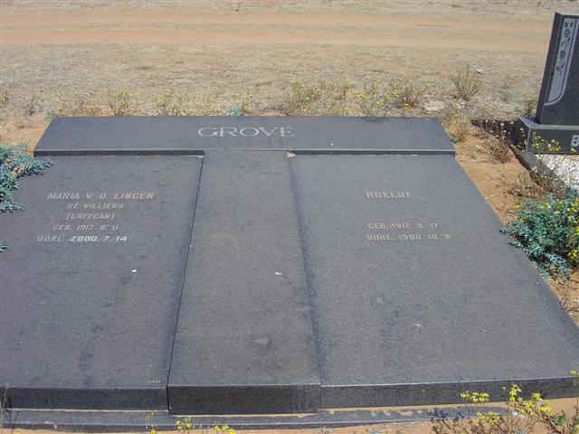 GROVÉ Roelof 1912-1980 &amp; Maria v.d. Lingen de Villiers nee LATEGAN 1917-2000