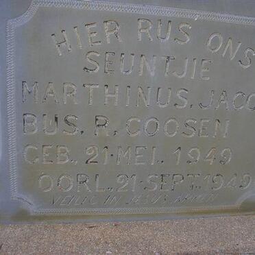 GOOSEN Marthinus Jacobus R. 1949-1949