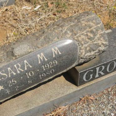 GROBLER James C. 1920-1999 &amp; Susara M.M. 1929-1980