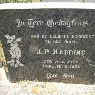 HARDING J.P. 1923-1970