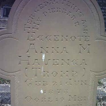 HAVENGA Anna M. nee TROMP 1873-1934