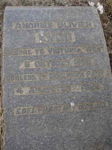 HUGO Andries Olivier 1890-1922