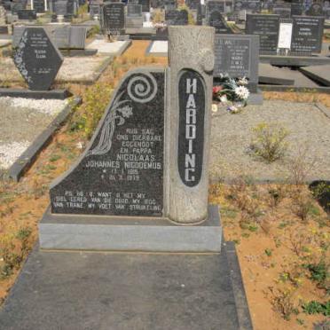 HARDING Nicolaas Johannes Nicodemus 1915-1979