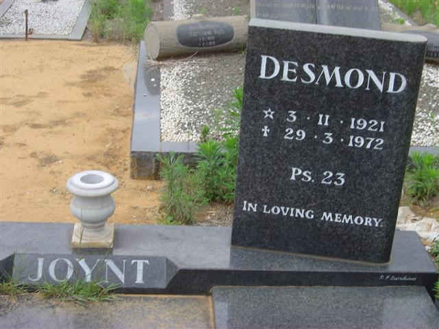JOYNT Desmond 1921-1972