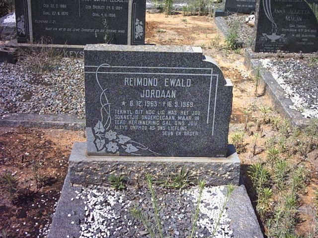 JORDAAN Reimond Ewald 1963-1969