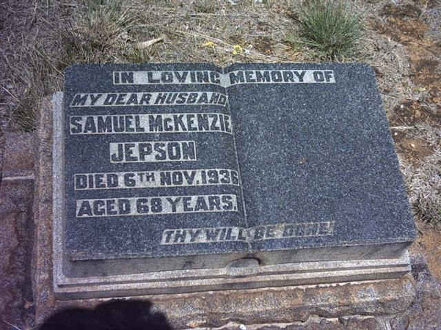 JEPSON Samuel McKenzie -1936