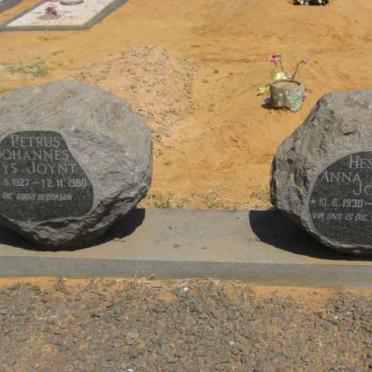 JOYNT Petrus Johannes Uys 1927-1980 &amp; Hester Anna SCHOEMAN 1930-
