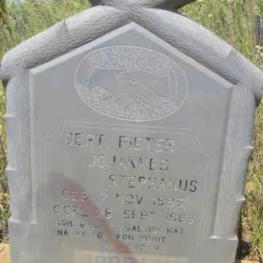 JORDAAN Gert Pieter Johannes Stephanus 1893-1965