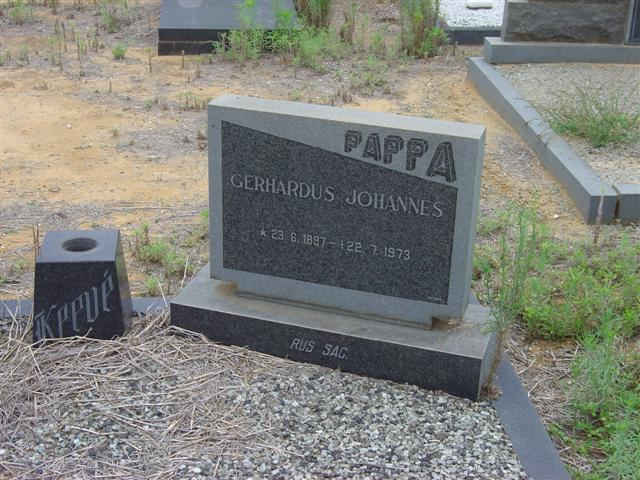 KEEVÉ Gerhardus Johannes 1897-1973