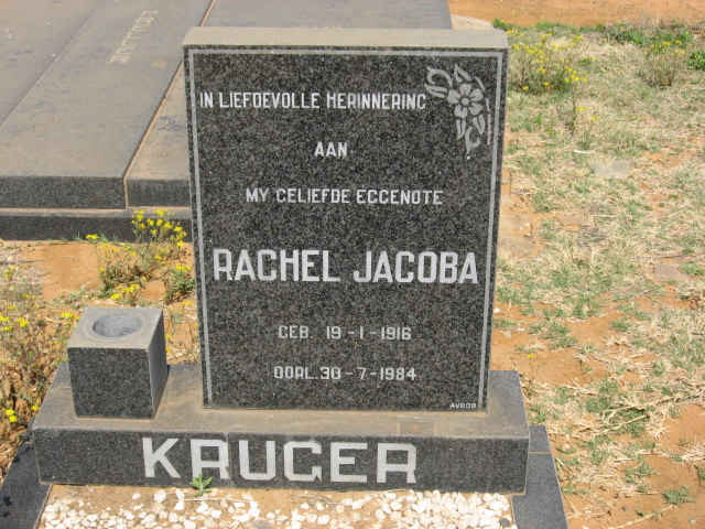 KRUGER Rachel Jacoba 1910-1984