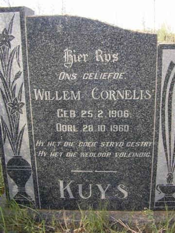 KUYS Willem Cornelis 1905-1960