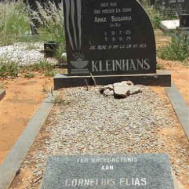 KLEINHANS Anna Susanna nee DE RU 1923-1979 :: KLEINHANS Cornelius Elias 1948-1994