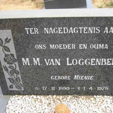 LOGGENBERG M.M., van nee MIENIE 1890-1978