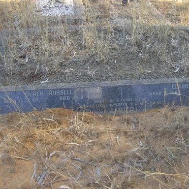 LAMBERT Derek Russell 1948-1948 &amp; Elaine Ruth 1948-1948