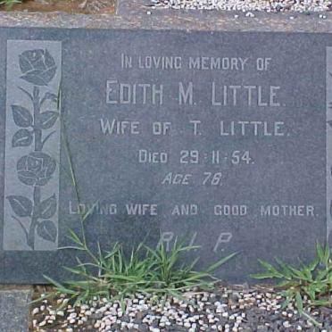 LITTLE Edith M. -1954
