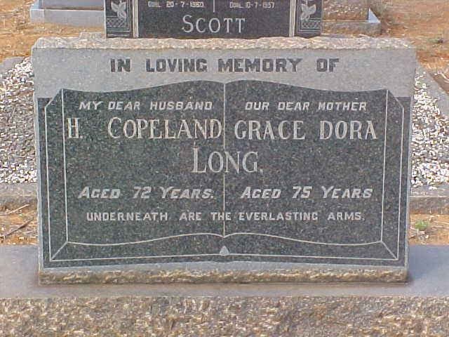 LONG H. Copeland &amp; Grace Dora