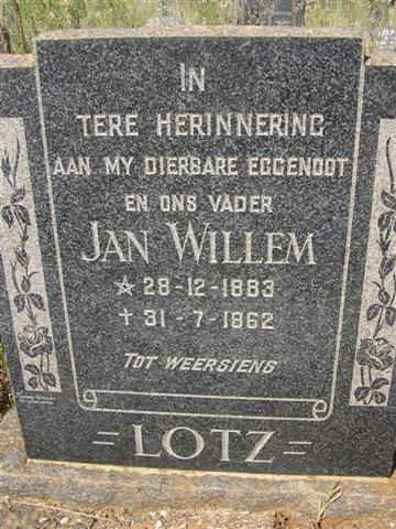 LOTZ Jan Willem 1883-1962