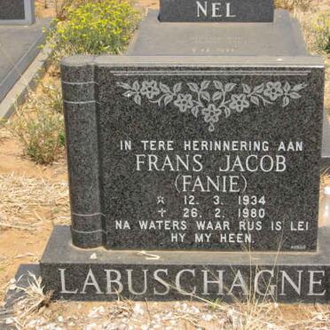 LABUSCHAGNE Frans Jacob 1934-1980