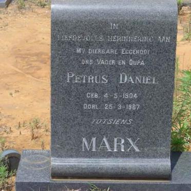 MARX Petrus Daniel 1904-1967