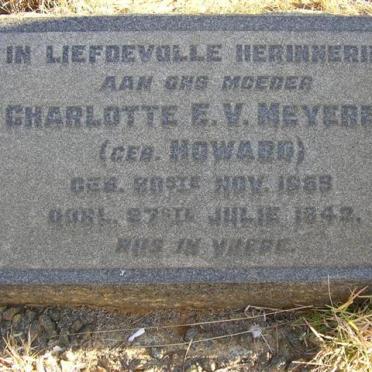 MEYEREN Charlotte E.V. néé HOWARD 1853-1942
