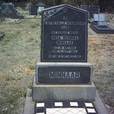 MINNAAR Rosa Hermina 1888-1964