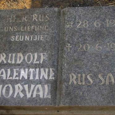 NORVAL Rudolf Valentine 1927-1928