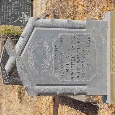 OATES Winifred nee WARNE 1879-1959