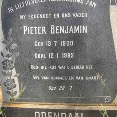 ODENDAAL Pieter Benjamin 1900-1965