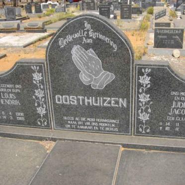 OOSTHUIZEN Louis Hendrik 1908-1988 &amp; Judith Jacoba CLAASEN 1913-1993