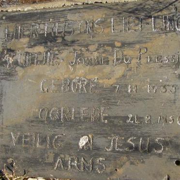 PLESSIS Jannie, du 1955-1956