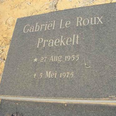 PRAEKELT Gabriel Le Roux 1955-1975