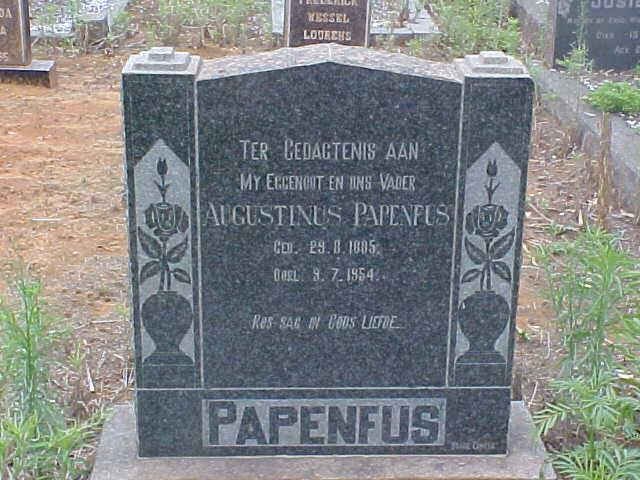 PAPENFUS Augustinus 1885-1954