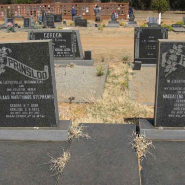PRINSLOO Nicolaas Marthinus Stephanus 1936-1982 &amp; Magdalena Maryna Jacoba CILLIERS 1937-1980