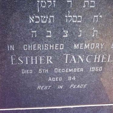 TANCHEL Esther -1960