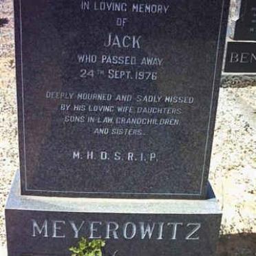 MEYEROWITZ Jack -1976