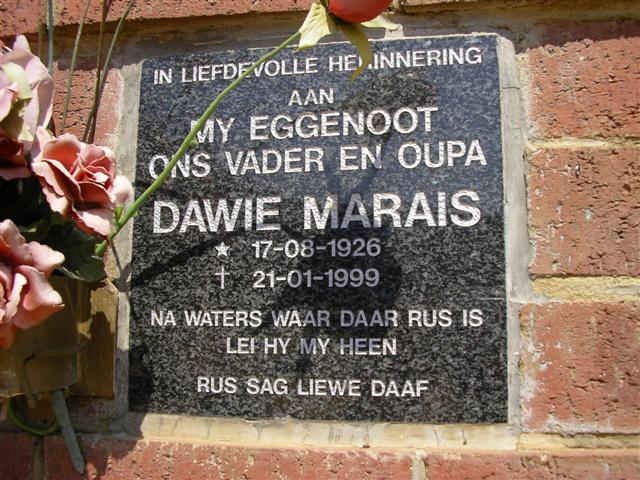 MARAIS Dawie 1926-1999