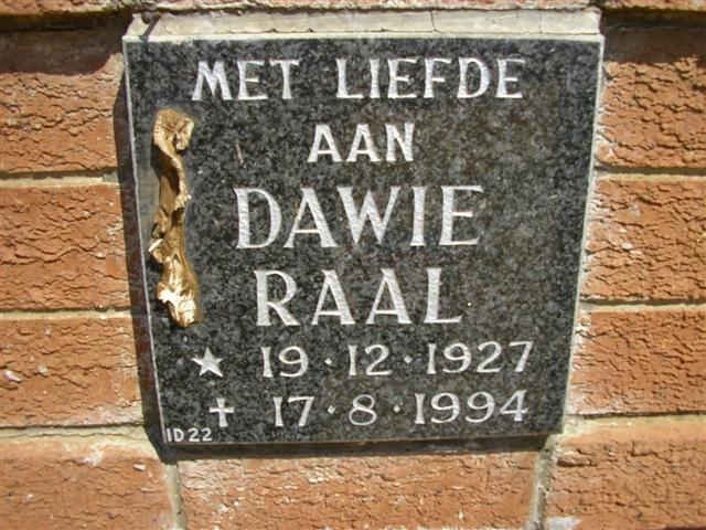 RAAL Dawie 1927-1994