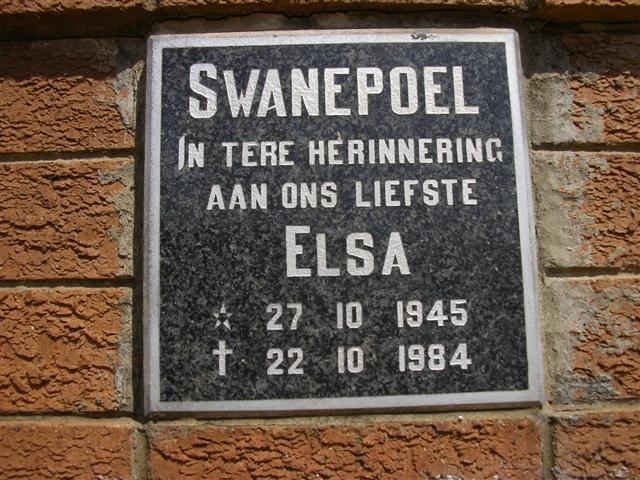 SWANEPOEL Elsa 1945-1984