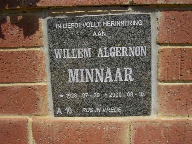 MINNAAR Willem Algernon 1928-2000