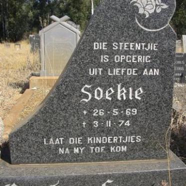 RETIEF Soekie 1969-1974