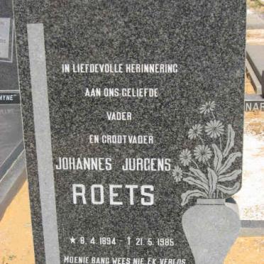 ROETS Johannes Jurgens 1894-1985