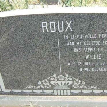 ROUX Willie 1917-1976