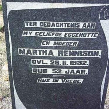 RENNISON Martha -1932