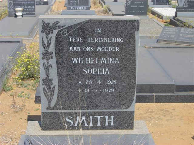 SMITH Wilhelmina Sophia 1928-1979